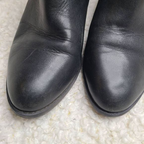 Vionic Upton Black Leather Ankle Boots size 11 - Picture 5 of 13